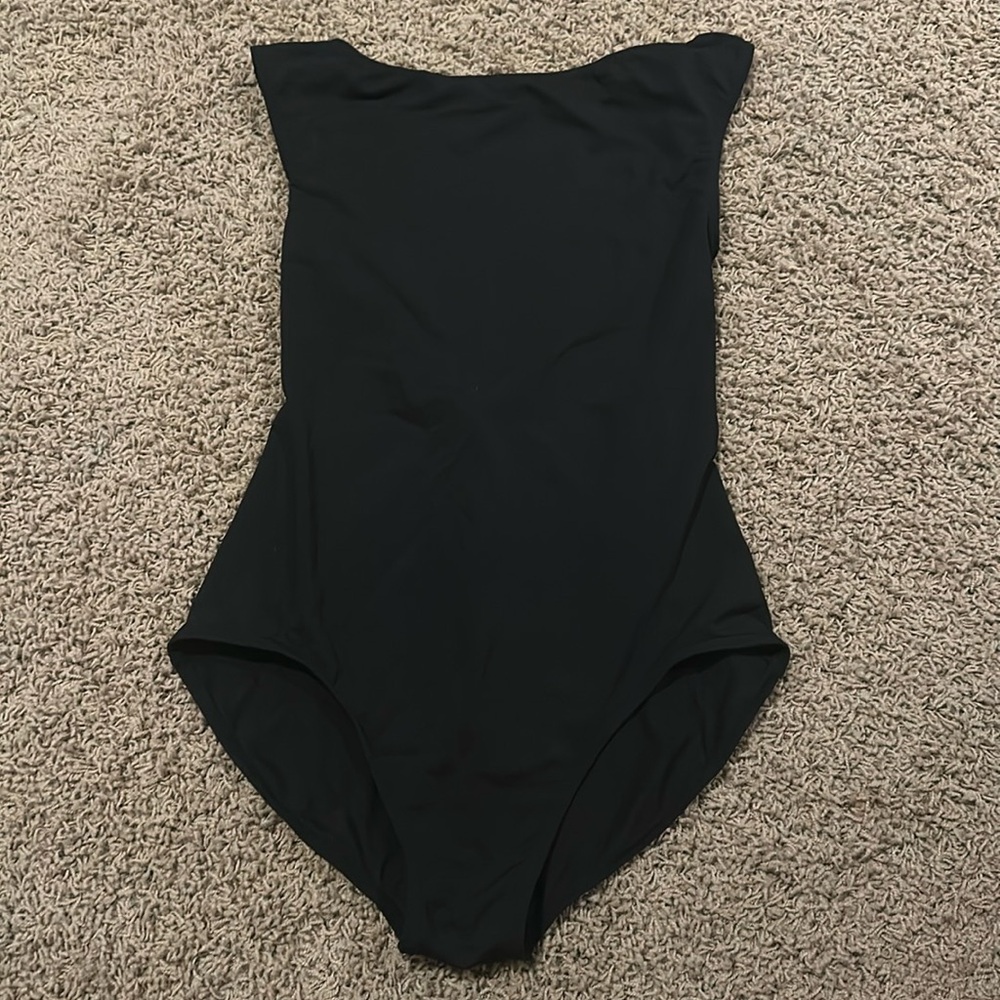 Scoop back leotard